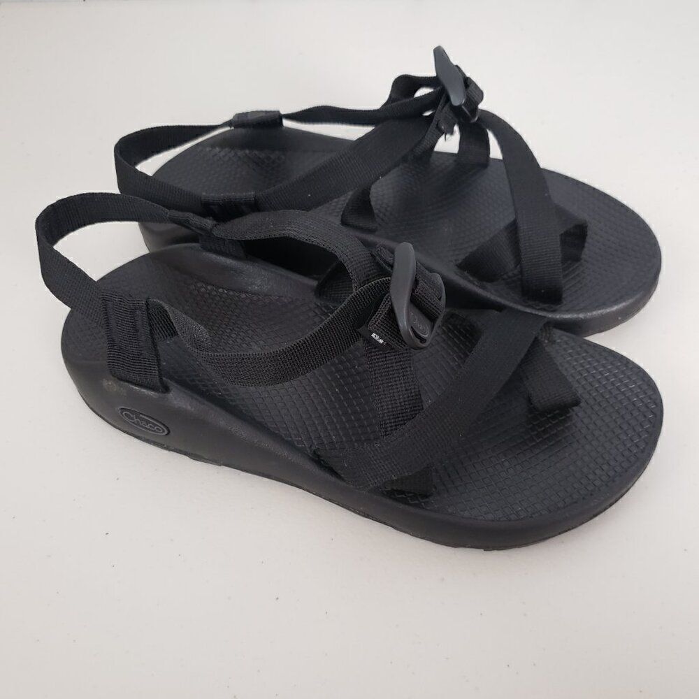 Chaco Mens Z/Cloud Sandals Size 10 Black Classic Gorpcore Outdoor - Picture 2 of 9